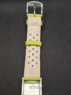 Ancienne Montre Tank En Argent Massif GUILDE Reglex Fonctionne