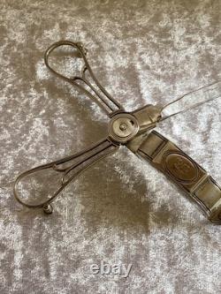 Ancienne Mouchette Argent Massif Angleterre 18 Eme