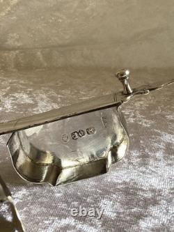 Ancienne Mouchette Argent Massif Angleterre 18 Eme