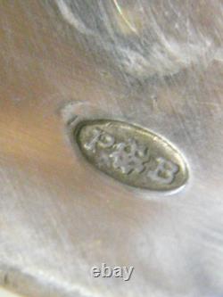 Ancienne Paire Couvert Art Deco Argent Massif Charancon Cuillere Fourchette