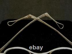 Ancienne Paire De Lunettes Pliantes En Argent Debut XIX Eme Lorgnons Binocle