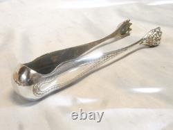 Ancienne Pince A Sucre Argent Massif Patte Lion Griffe Silver Sugar