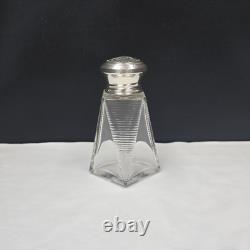 Ancienne Saupoudreuse Bouchon En Argent Massif