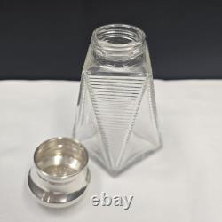 Ancienne Saupoudreuse Bouchon En Argent Massif