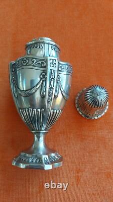 Ancienne Saupoudreuse En Argent Massif 18eme Augsbourg, Augsburg 1781 à 1783