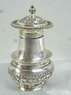 Ancienne Saupoudreuse Saliere Argent Massif Sterling Silver