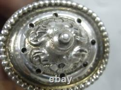 Ancienne Saupoudreuse Saliere Argent Massif Sterling Silver