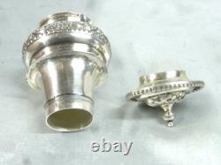 Ancienne Saupoudreuse Saliere Argent Massif Sterling Silver