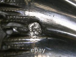 Ancienne Soucoupe Tasse A Chocolat Cafe Argent Massif Minerve Silver Cup