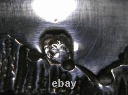 Ancienne Soucoupe Tasse A Chocolat Cafe Argent Massif Minerve Silver Cup