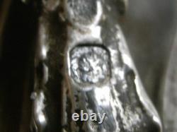 Ancienne Soucoupe Tasse A Chocolat Cafe Argent Massif Minerve Silver Cup