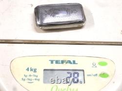 Ancienne Tabatière Argent Massif Boite A Tabac Silver Snuffbox