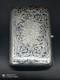 Ancienne Tabati&egrave;re, Boite &agrave; Cigarette Argent Massif Niell&eacute; Russe 1892, Poin&ccedil;onn&eacute;e
