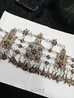 Ancienne Taessabt Grande Kabylie En Argent Massif Traditionnel Berbère Ben Yenni