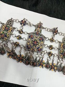 Ancienne Taessabt Grande Kabylie En Argent Massif Traditionnel Berbère Ben Yenni