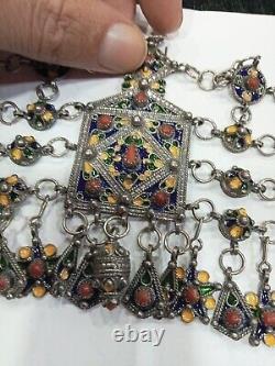 Ancienne Taessabt Grande Kabylie En Argent Massif Traditionnel Berbère Ben Yenni