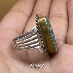 Ancienne bague romaine en argent massif avec inscription rare sur bague en pi