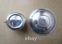 Ancienne belle tasse en argent massif poinçons Minerve tête d'animal fantastique