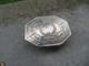 Ancienne Boite &agrave; D&eacute;cor De Courone De Laurier En Argent Massif 55 Gr