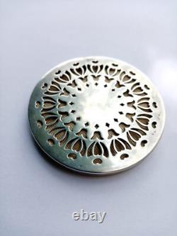 Ancienne boite à parfum vinaigrette Tiffany and Co argent massif