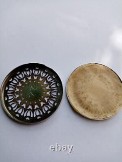 Ancienne boite à parfum vinaigrette Tiffany and Co argent massif