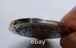 Ancienne boite à parfum vinaigrette Tiffany and Co argent massif