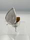 Ancienne Boite A Poudre Argent Massif En Forme De Coeur Birmingham Anglais 19e