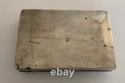Ancienne boite argent massif asiatique silver antique box Vietnamese asian