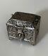 Ancienne Boite Argent Massif Berbere Niellé Silver Box Niello Islamist Persian