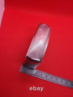 Ancienne boite tabatiere art nouveau argent massif tête de sanglier