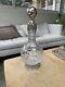 Ancienne Carafe En Cristal Monture Argent Massif 925 Topazio Portugal Sterling