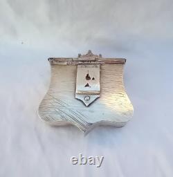 Ancienne cartouchière Ottomane en argent massif fin XVIIIème