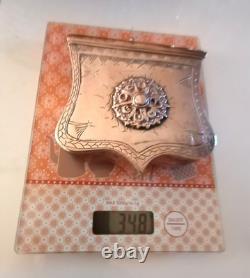 Ancienne cartouchière Ottomane en argent massif fin XVIIIème