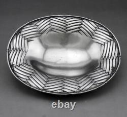 Ancienne coupe à pieds En Argent Massif poinçonée Japonnais Japon époque Meiji