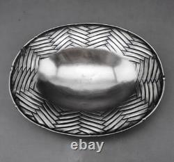 Ancienne coupe à pieds En Argent Massif poinçonée Japonnais Japon époque Meiji