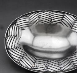 Ancienne coupe à pieds En Argent Massif poinçonée Japonnais Japon époque Meiji