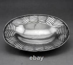 Ancienne coupe à pieds En Argent Massif poinçonée Japonnais Japon époque Meiji