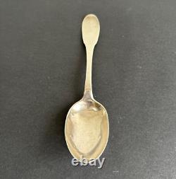 Ancienne cuillère fermiers généraux argent massif sterling silver minerve XVIII°
