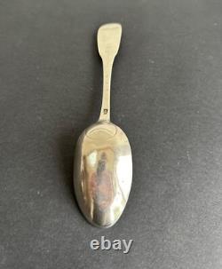 Ancienne cuillère fermiers généraux argent massif sterling silver minerve XVIII°