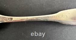 Ancienne cuillère fermiers généraux argent massif sterling silver minerve XVIII°