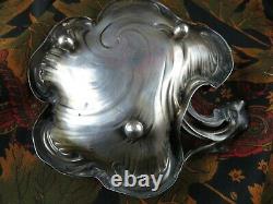 Ancienne ecuelle coupe style LXV en argent massif poincon etranger epXIXe silver