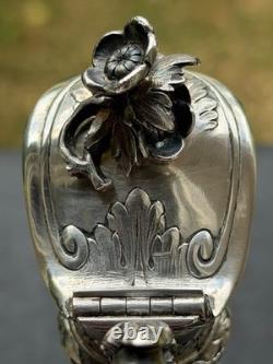 Ancienne et Rare Aiguière en Cristal et argent massif XVIII Italie