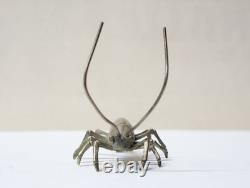 Ancienne et belle Langouste Sculpture en argent massif XIX-XXe siècle