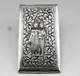 Ancienne &eacute;tui &agrave; Cigarettes En Argent Massif Asie Cambodge Indochine 85.8grs