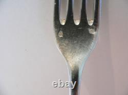 Ancienne fourchette à entremet en argent massif orfèvre JG 46 gr