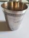 Ancienne Grande Timbale Gobelet En Argent Massif Poinçon Minerve 106 Grammes