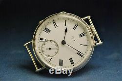 Ancienne montre 35mm ARGENT 1900 ARMY & NAVY vintage SILVER watch