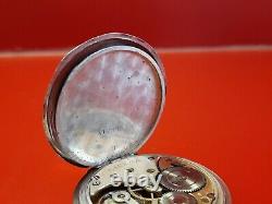 Ancienne montre gousset OMEGA argent massif Magnifique cygne