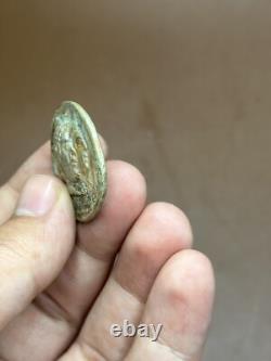 Ancienne pièce de monnaie en argent massif tétradrachme du roi grec-bactrien