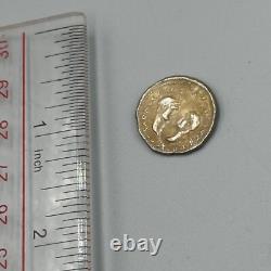 Ancienne pièce de monnaie grecque romaine en argent massif double face roi